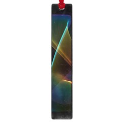 Abstract Rainbow Lily, Colorful Mystical Flower  Large Bookmark by DianeClancy