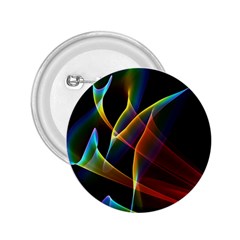 Peacock Symphony, Abstract Rainbow Music 2 25  Button