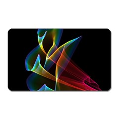 Peacock Symphony, Abstract Rainbow Music Magnet (rectangular) by DianeClancy