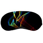 Peacock Symphony, Abstract Rainbow Music Sleeping Mask Front