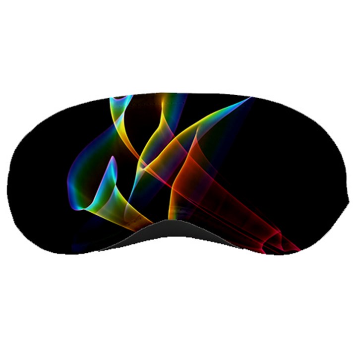 Peacock Symphony, Abstract Rainbow Music Sleeping Mask