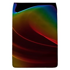 Liquid Rainbow, Abstract Wave Of Cosmic Energy  Removable Flap Cover (small) by DianeClancy