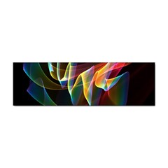 Northern Lights, Abstract Rainbow Aurora Bumper Sticker by DianeClancy