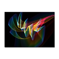 Northern Lights, Abstract Rainbow Aurora A4 Sticker 10 Pack by DianeClancy