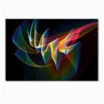 Northern Lights, Abstract Rainbow Aurora Postcards 5  x 7  (10 Pack) Front