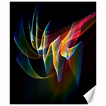 Northern Lights, Abstract Rainbow Aurora Canvas 8  x 10  (Unframed) 8.15 x9.66  Canvas - 1