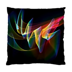 Northern Lights, Abstract Rainbow Aurora Cushion Case (single Sided)  by DianeClancy