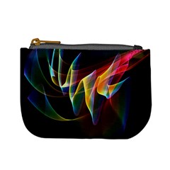 Northern Lights, Abstract Rainbow Aurora Coin Change Purse