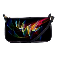 Northern Lights, Abstract Rainbow Aurora Evening Bag by DianeClancy