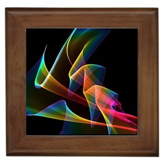 Crystal Rainbow, Abstract Winds Of Love  Framed Ceramic Tile