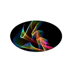 Crystal Rainbow, Abstract Winds Of Love  Sticker (oval) by DianeClancy