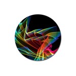 Dancing Northern Lights, Abstract Summer Sky  Magnet 3  (Round) Front