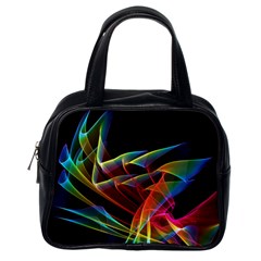 Dancing Northern Lights, Abstract Summer Sky  Classic Handbag (one Side) by DianeClancy