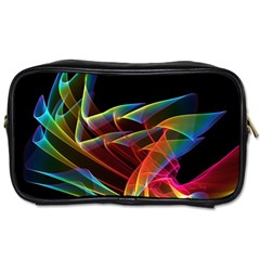 Dancing Northern Lights, Abstract Summer Sky  Travel Toiletry Bag (one Side) by DianeClancy