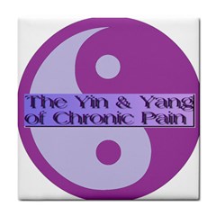 Yin & Yang Of Chronic Pain Ceramic Tile by FunWithFibro