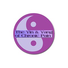 Yin & Yang Of Chronic Pain Magnet 3  (round) by FunWithFibro