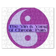 Yin & Yang Of Chronic Pain Jigsaw Puzzle (rectangle) by FunWithFibro