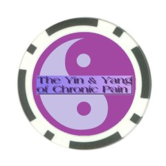 Yin & Yang Of Chronic Pain Poker Chip by FunWithFibro