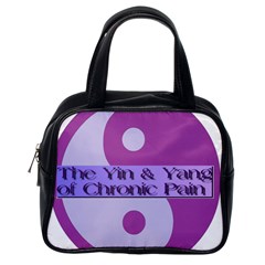 Yin & Yang Of Chronic Pain Classic Handbag (one Side) by FunWithFibro