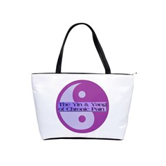 Yin & Yang Of Chronic Pain Large Shoulder Bag by FunWithFibro