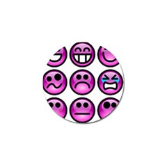 Chronic Pain Emoticons Golf Ball Marker by FunWithFibro