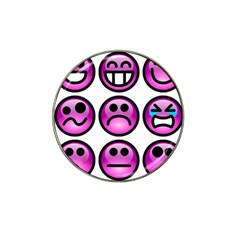 Chronic Pain Emoticons Golf Ball Marker (for Hat Clip) by FunWithFibro