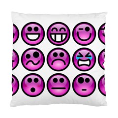 Chronic Pain Emoticons Cushion Case (two Sided)  by FunWithFibro