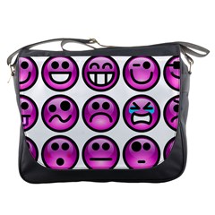 Chronic Pain Emoticons Messenger Bag