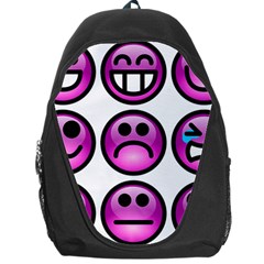 Chronic Pain Emoticons Backpack Bag by FunWithFibro