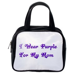 I Wear Purple For My Mom Classic Handbag (one Side) by FunWithFibro