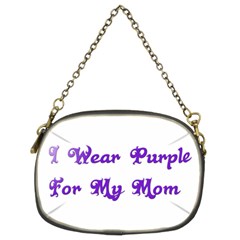 I Wear Purple For My Mom Chain Purse (two Sided) 