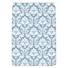 White On Light Blue Damask Removable Flap Cover (large) by Zandiepants