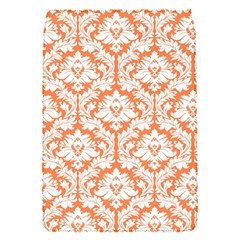 White On Orange Damask Removable Flap Cover (small) by Zandiepants