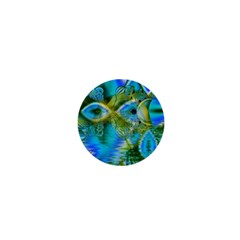 Mystical Spring, Abstract Crystal Renewal 1  Mini Button by DianeClancy