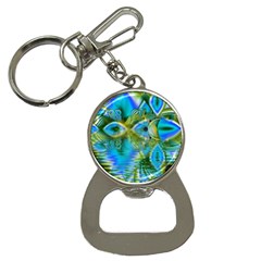 Mystical Spring, Abstract Crystal Renewal Bottle Opener Key Chain by DianeClancy