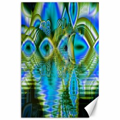 Mystical Spring, Abstract Crystal Renewal Canvas 24  X 36  (unframed) by DianeClancy