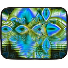 Mystical Spring, Abstract Crystal Renewal Mini Fleece Blanket (two Sided) by DianeClancy