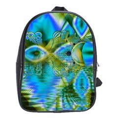 Mystical Spring, Abstract Crystal Renewal School Bag (large) by DianeClancy