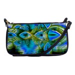 Mystical Spring, Abstract Crystal Renewal Evening Bag Front