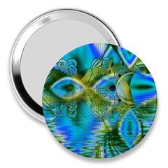 Mystical Spring, Abstract Crystal Renewal 3  Handbag Mirror by DianeClancy