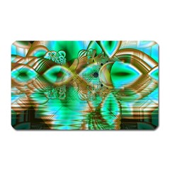 Spring Leaves, Abstract Crystal Flower Garden Magnet (rectangular) by DianeClancy