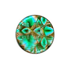 Spring Leaves, Abstract Crystal Flower Garden Golf Ball Marker 4 Pack (for Hat Clip) by DianeClancy