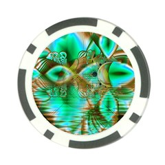 Spring Leaves, Abstract Crystal Flower Garden Poker Chip (10 Pack) by DianeClancy