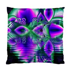 Evening Crystal Primrose, Abstract Night Flowers Cushion Case (two Sided)  by DianeClancy