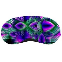 Evening Crystal Primrose, Abstract Night Flowers Sleeping Mask