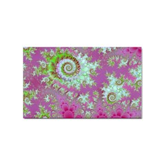 Raspberry Lime Surprise, Abstract Sea Garden  Sticker (rectangle) by DianeClancy