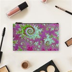 Raspberry Lime Surprise, Abstract Sea Garden  Cosmetic Bag (Small) Front