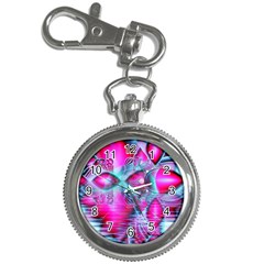 Ruby Red Crystal Palace, Abstract Jewels Key Chain Watch by DianeClancy