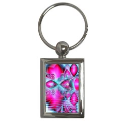 Ruby Red Crystal Palace, Abstract Jewels Key Chain (rectangle) by DianeClancy