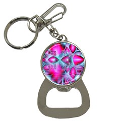 Ruby Red Crystal Palace, Abstract Jewels Bottle Opener Key Chain by DianeClancy